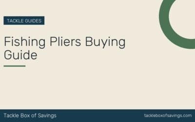 Fishing Pliers Buying Guide