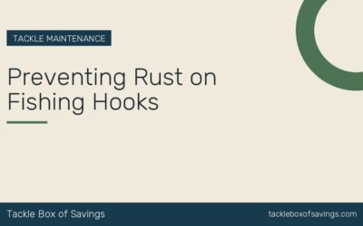 Preventing Rust on Fishing Hooks